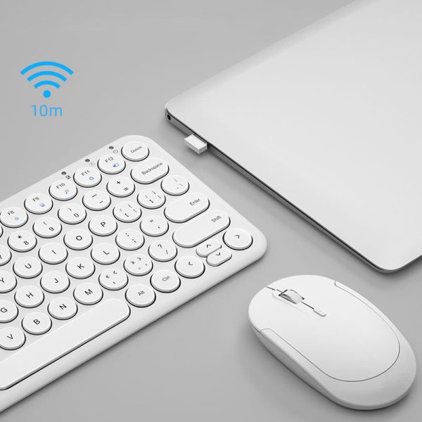 Mute Ultra-Thin Wireless Keyboard And Mouse Set