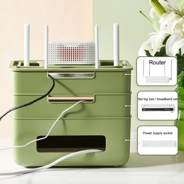 Router Wire Plug Board Storage Box