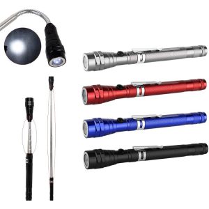 Telescopic Magnetic Pickup Flashlight