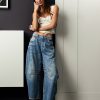 Casual And Trendy MidRise Tube Jeans