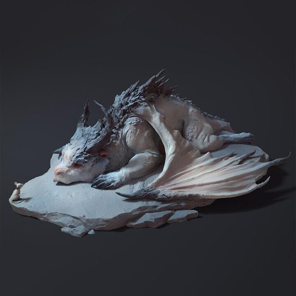 Dragon And Mouse Art Sculpture