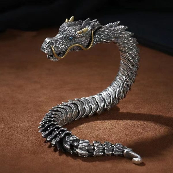 Retro Dragon Head Bracelet