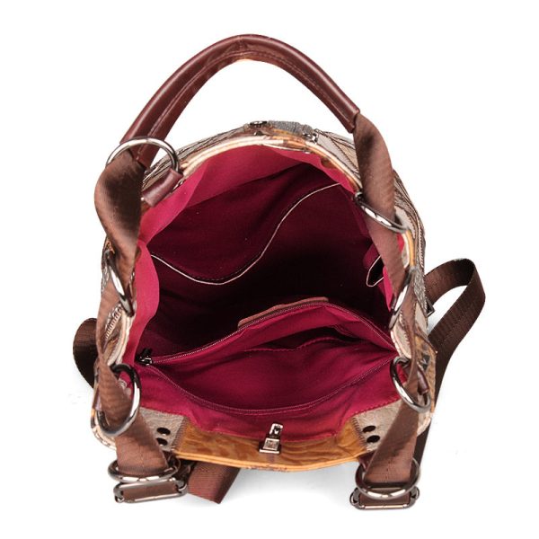 Leather Fashion Anti-Theft Casual Backpack