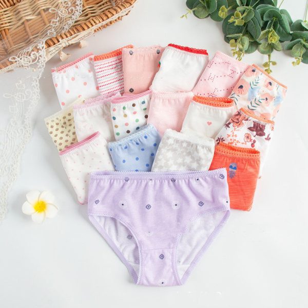 Girl'S Underwear Multi-Fancy Floral Triangle