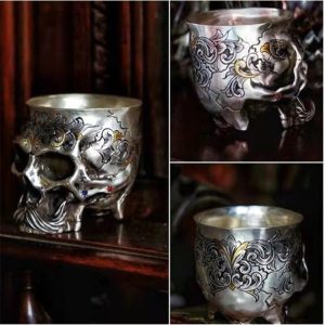 Holy Grail Of Life Silver Wine Cup