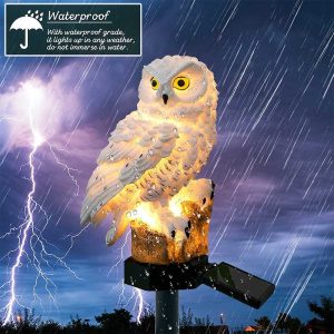 Owl Led Lamp Outdoor Solar Garden Light