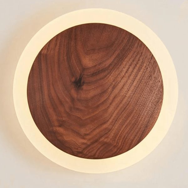 Nordic Walnut Led Wall Light