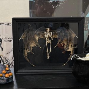 Bat Winged Demon Skeleton