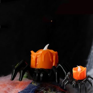 Halloween Spider Candlestick Ornaments