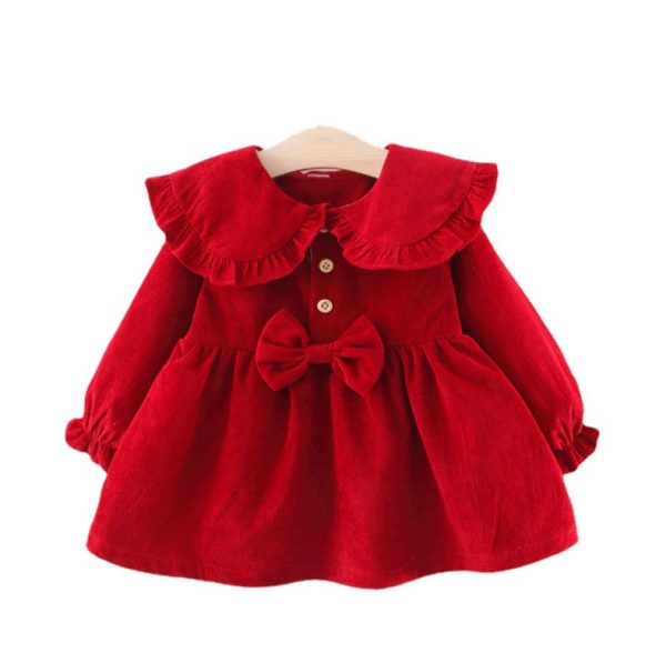 Spring And Autumn Baby Girl Long Sleeve Princess Dress