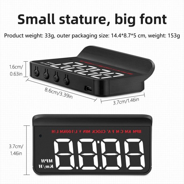 Car Portable Speed Monitor