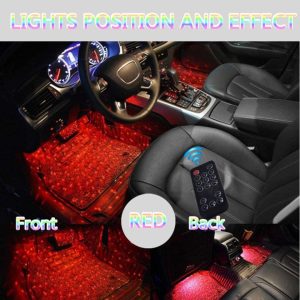 Car Interior Ambient Lights - (Contains 4 Light Bars)