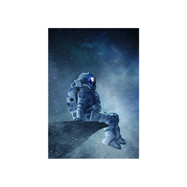 Lone Astronaut Canvas Art