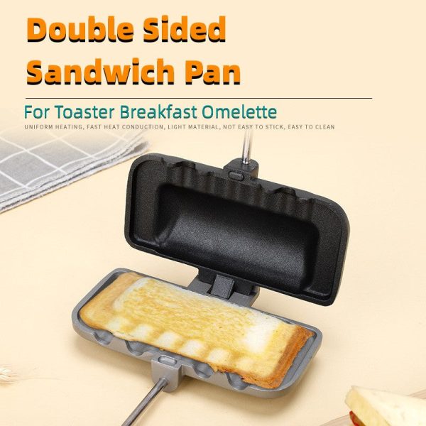 Non-Stick Foldable Double-Sided Sandwich Toast Pan