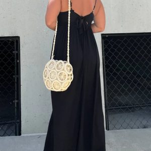 VNeck Effortless Wide Leg Jumpsuit