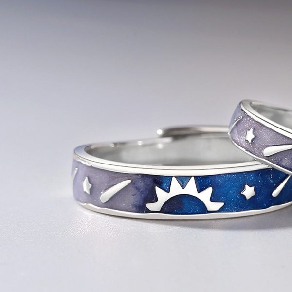 Original Design Of Sun Moon Couple Ring