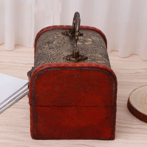 Small Vintage Jewelry Box Treasure Organizer