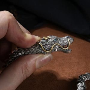 Retro Dragon Head Bracelet