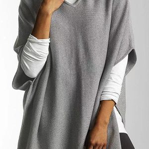 Casual Simplicity Solid Slit Hooded Collar Tops