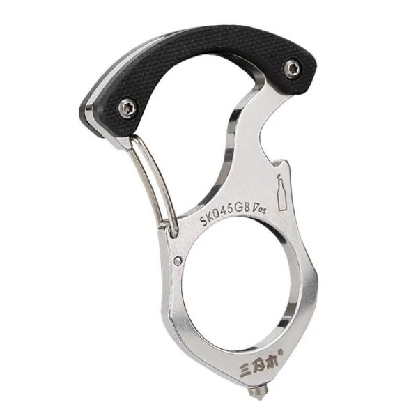 Stainless Steel Multifunctional Keychain Self Tool