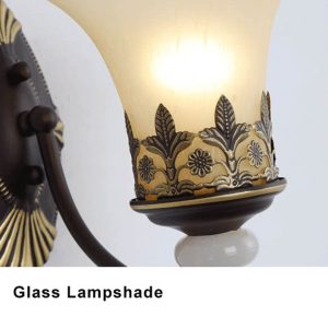 Luminoglow - Retro Wall Lamp With Double Lampshades