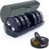 Seven Days Round Mini Travel Moisture-Proof 14 Compartment Pill Box