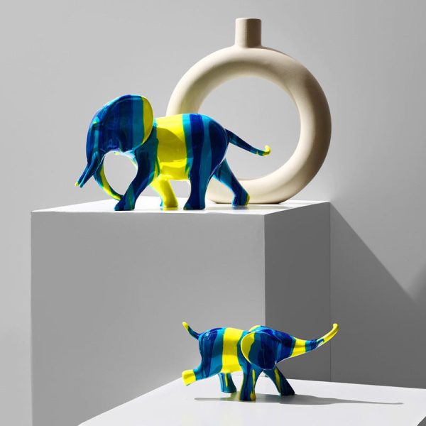 Resin Elephants Modern Home Decoration