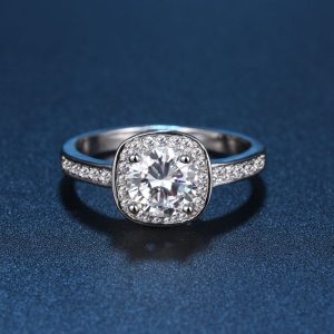 Silver Plated Zircon Ring