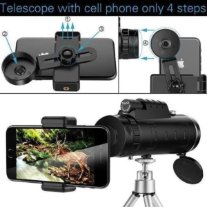 Monocular Telescope | 40X60 High Resolution & Waterproof