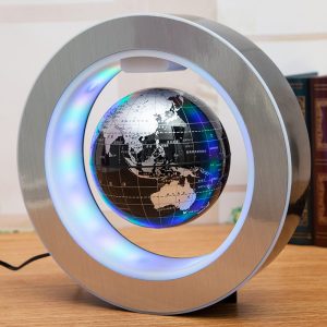 Magnetic Levitation World Map Floating Globe Light