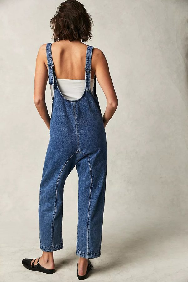 Denim Jumpsuit With Pockets