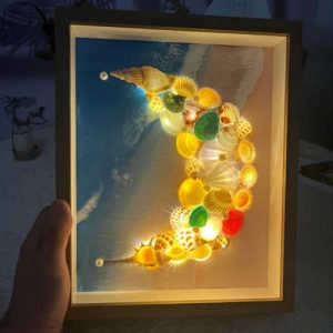 Diy Shell Conch Starry Sky Lamp