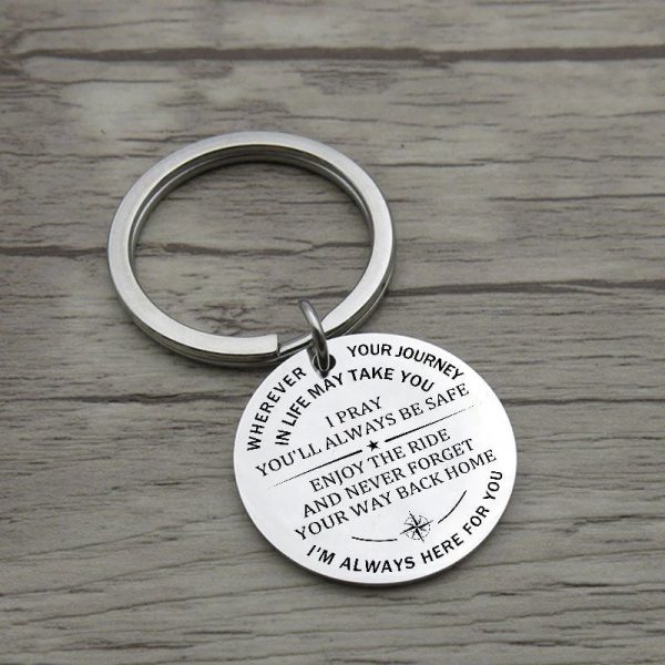 I Pray You'Ll Always Be Safe Keychain