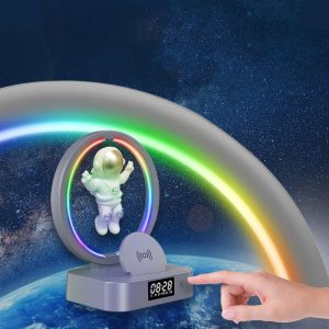 Magnetic Levitation Astronaut Bluetooth Speaker Rgb Mini Radio Tws Sound Box