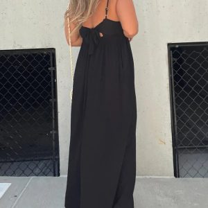 VNeck Effortless Wide Leg Jumpsuit