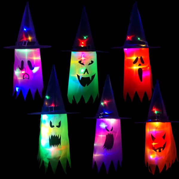 Halloween Colourful Glowing Ghost