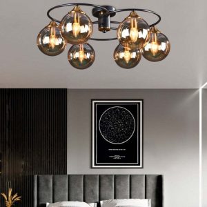 Valentina Vintage Round Led Ceiling Lamp