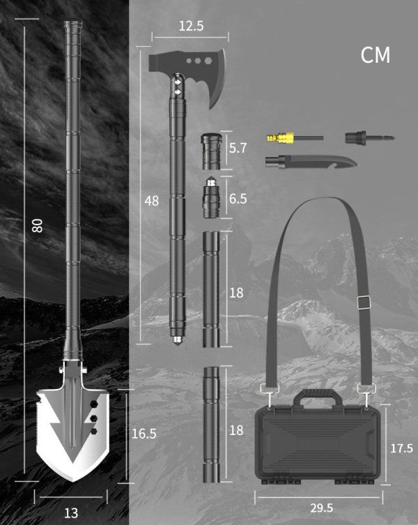 Outdoor Camping Equipment Multi-Function Shovel