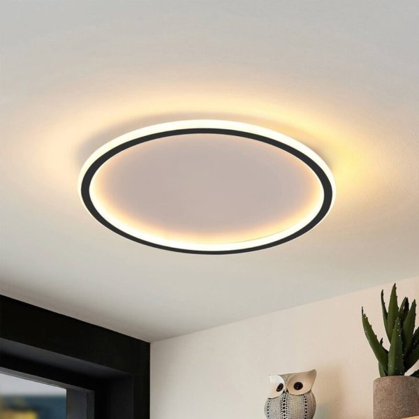 Quinn Modern Round Led Ceiling Lamp Metal/Acrylic