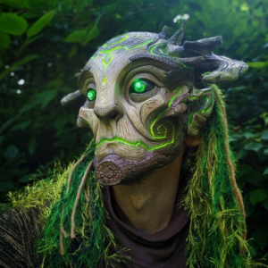 Green Man Forest Spirit Costume Accessories Masks