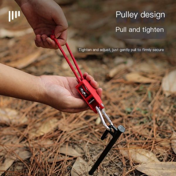 Pulley Camping Rope | High Strength Fast Release (4 Pcs/Set)