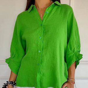 Women'S Cotton Casual Shirt