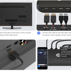 Streamer Symphony Tv Screen And Synchronous Smart Atmosphere Lights