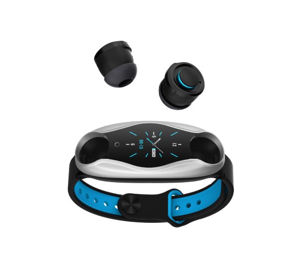 Sports Smart Bracelet With Earbuds