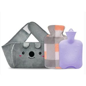 Plush Waist Cover Winter Belly Warmer With Water Bottle