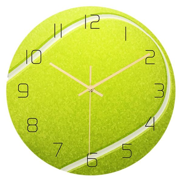 Sports Ball Silent Movement Wall Clock