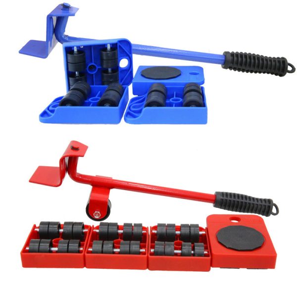 Professional Furniture Lifter Tool Set Furniture Mover Wheel Bar Roller Device