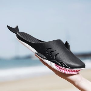 Shark Slippers Beach Shoes Home Flat Slippers