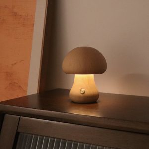 Lumonight | Wooden Mushroom Led Nightlight