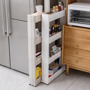 Office Bathroom Kitchen Storage Plastic Shelf